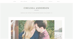 Desktop Screenshot of chelseaandersonphotography.com