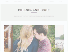 Tablet Screenshot of chelseaandersonphotography.com